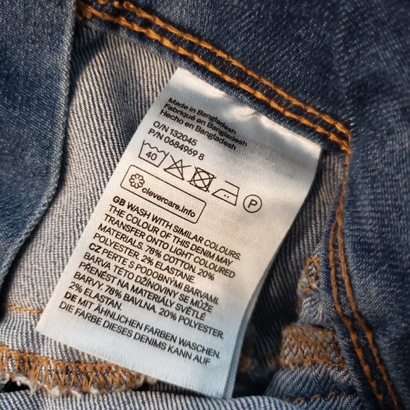 DIVIDED - denim overalls - Size XS/S - Picture 13 of 13